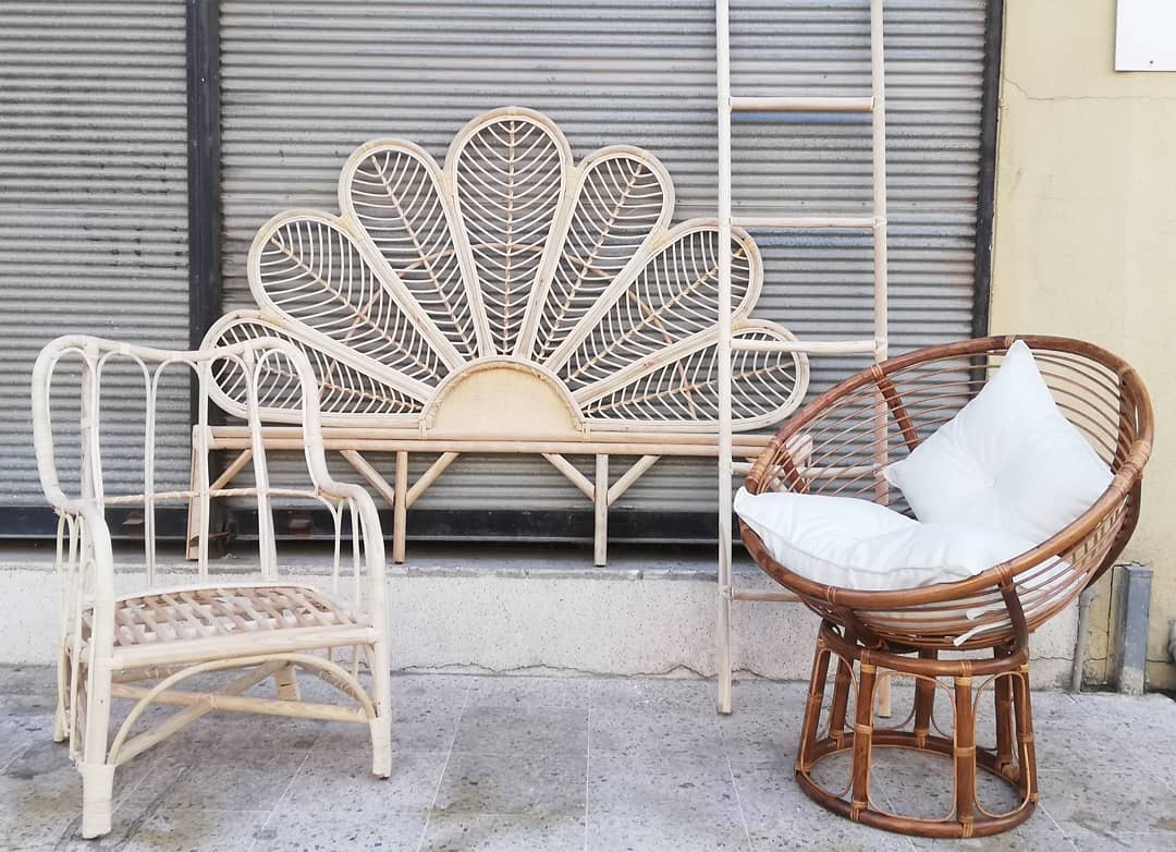 RATAN BERJER RATTAN KOLTUK